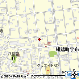 静岡県浜松市中央区雄踏町宇布見3622周辺の地図