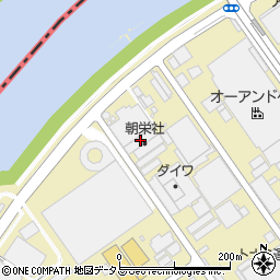 朝栄社配送センター周辺の地図
