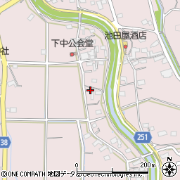 静岡県掛川市下土方1580周辺の地図