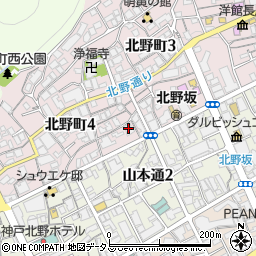 留日神戸華僑總會周辺の地図