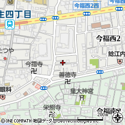 水道レスキュー大阪市城東区今福西営業所周辺の地図