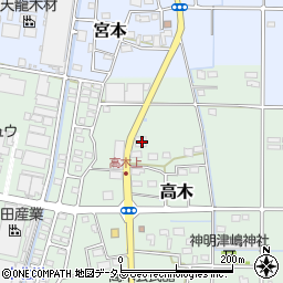 静岡県磐田市高木254周辺の地図