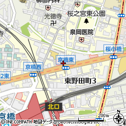 全国あんしん探偵業協会　大阪支部周辺の地図