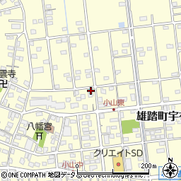 静岡県浜松市中央区雄踏町宇布見3443周辺の地図