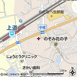 岡山県岡山市東区中尾178周辺の地図