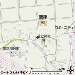 静岡県磐田市東新屋286周辺の地図