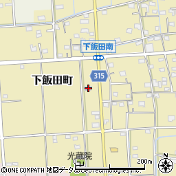 静岡県浜松市中央区下飯田町465周辺の地図