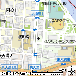 ＰＡＲＫＳ　ＰＡＲＫ大阪市北区天満橋１丁目駐車場周辺の地図