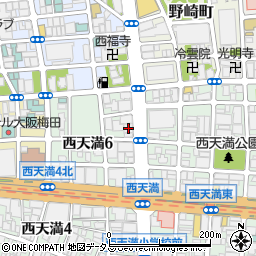 みなと銀行大阪支店 ＡＴＭ周辺の地図