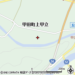 広島県安芸高田市甲田町上甲立707周辺の地図