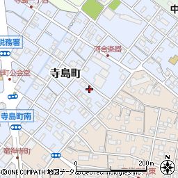 静岡県浜松市中央区寺島町301周辺の地図