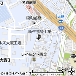 三栄工業株式会社周辺の地図