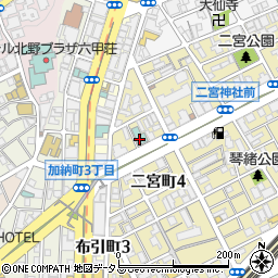 ホテルピエナ神戸周辺の地図