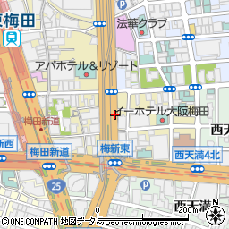 〒530-0057 大阪府大阪市北区曽根崎の地図