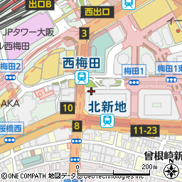 オープンドア 梅田店周辺の地図