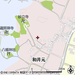 岡山県岡山市北区和井元164周辺の地図