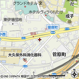 鐘通株式会社　浜松営業所周辺の地図