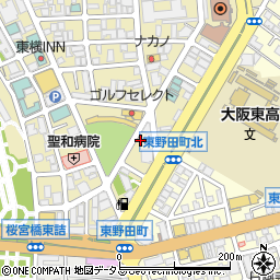 サンロイヤル大阪城北周辺の地図