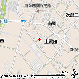 愛知県豊橋市野依町下鷺田周辺の地図