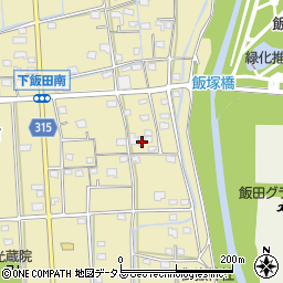 静岡県浜松市中央区下飯田町210周辺の地図