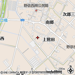 愛知県豊橋市野依町（下鷺田）周辺の地図