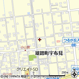 静岡県浜松市中央区雄踏町宇布見1578周辺の地図