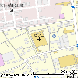 ピアゴ上岡田店周辺の地図