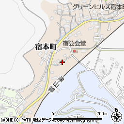 岡山県岡山市北区宿本町4周辺の地図