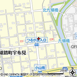 ファミリーマート浜松宇布見店周辺の地図