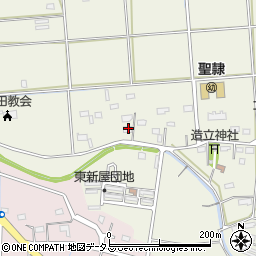 静岡県磐田市東新屋113周辺の地図