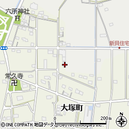 静岡県浜松市中央区大塚町224周辺の地図