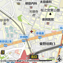 口八町 くちはっちょう 京橋店周辺の地図