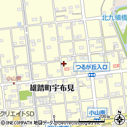 静岡県浜松市中央区雄踏町宇布見4028周辺の地図