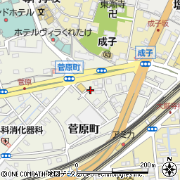 静岡県浜松市中央区菅原町9周辺の地図