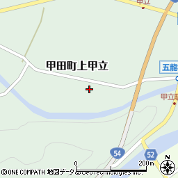 広島県安芸高田市甲田町上甲立709周辺の地図