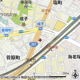 静岡県浜松市中央区菅原町4周辺の地図