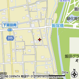 静岡県浜松市中央区下飯田町207周辺の地図
