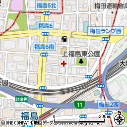 リパーク福島６丁目第８駐車場周辺の地図