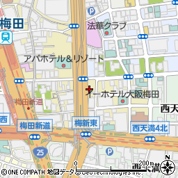 曽根崎ビル周辺の地図