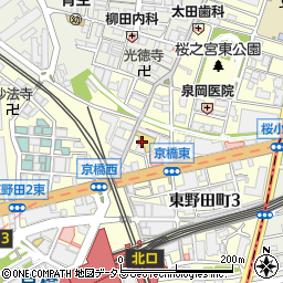 ビデオ桃太郎　新京橋店周辺の地図