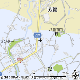 岡山県岡山市北区松尾335周辺の地図
