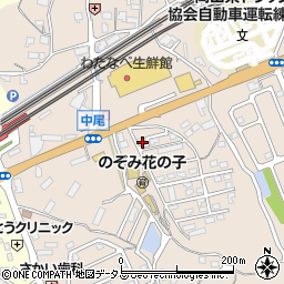 岡山県岡山市東区中尾260-20周辺の地図