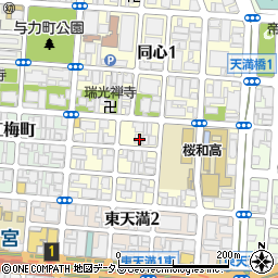 大阪府大阪市北区松ケ枝町3-4周辺の地図
