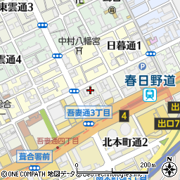 ビジネスパーク吾妻通駐車場周辺の地図