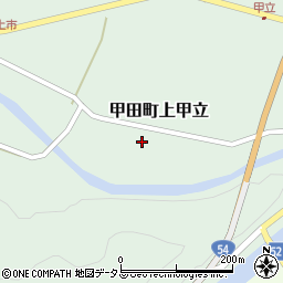 広島県安芸高田市甲田町上甲立727周辺の地図