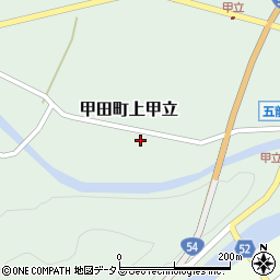 広島県安芸高田市甲田町上甲立711周辺の地図