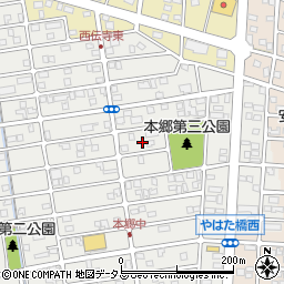 静岡県浜松市中央区本郷町1320周辺の地図