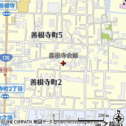 善根寺会館周辺の地図