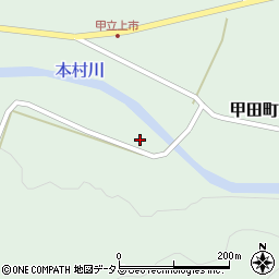 広島県安芸高田市甲田町上甲立1837周辺の地図