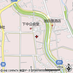 静岡県掛川市下土方1569周辺の地図
